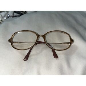 SAFILO‎ ITALY 53-15-135 EYEGLASSES FRAME BROWN PLASTIC 3525